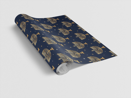 Menorah Glow - London Penny Gift Wrap