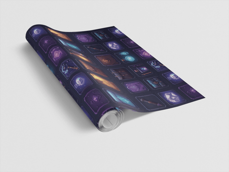 Inventory Relic Grid Wrapping Paper - London Penny Gift Wrap