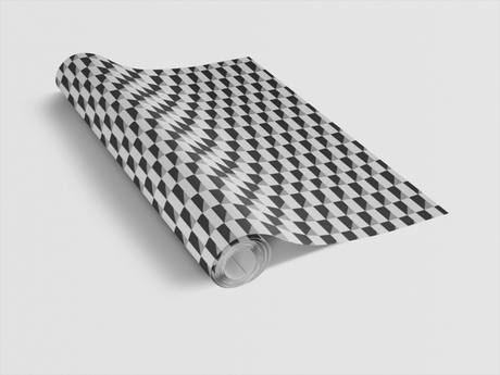 Op Art Illusion Lines - London Penny Gift Wrap