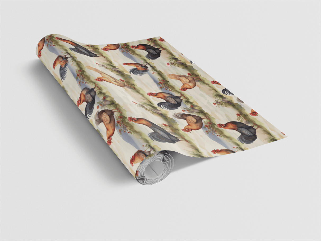 Cluck & Charm - London Penny Gift Wrap