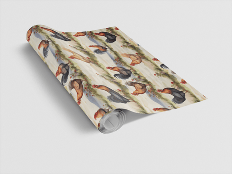 Cluck & Charm - London Penny Gift Wrap