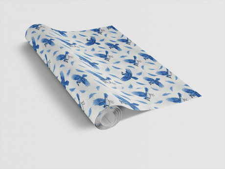 Blue Jay Symphony - London Penny Gift Wrap