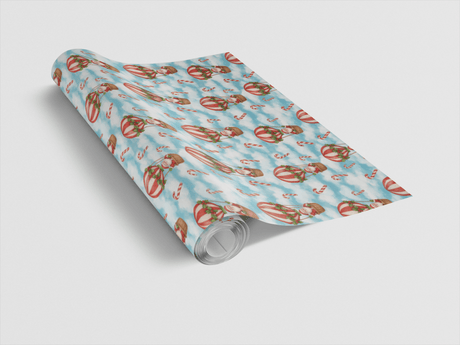 Holiday Balloon Ride - London Penny Gift Wrap