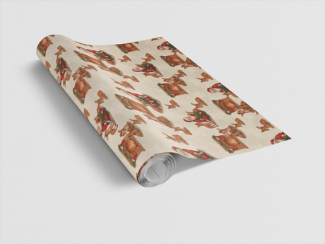 Santa’s Cozy Storytime - London Penny Gift Wrap