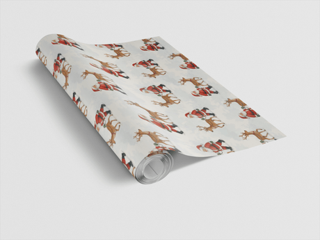 Santa’s Reindeer Walkies - London Penny Gift Wrap