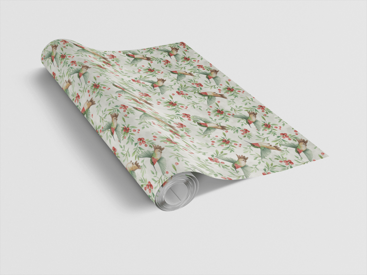 Holiday Hummingbirds - London Penny Gift Wrap