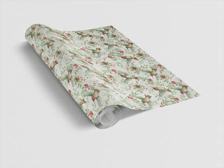 Holiday Hummingbirds - London Penny Gift Wrap