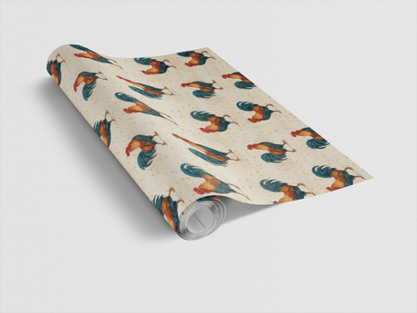 The Proud Rooster - London Penny Gift Wrap