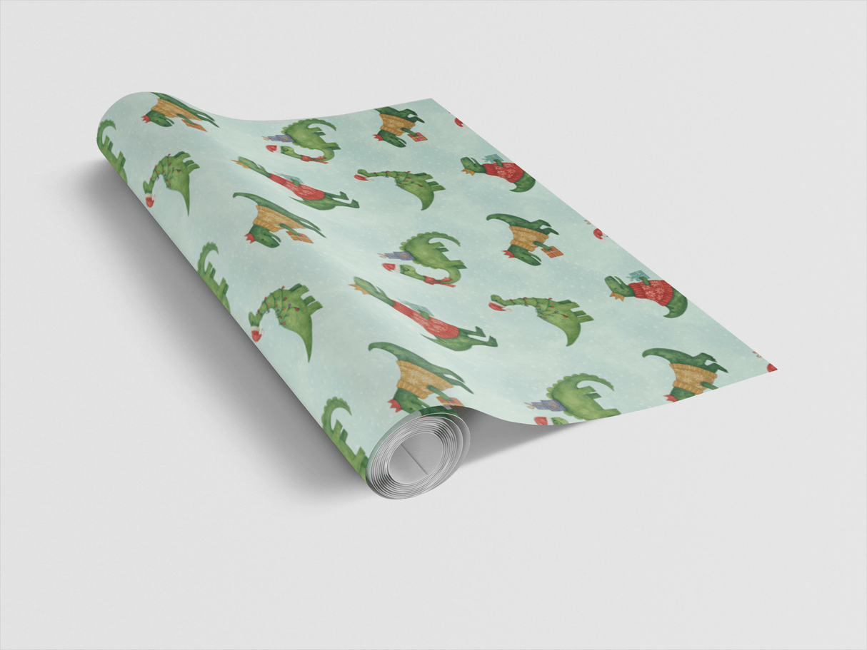 Prehistoric Cheer - London Penny Gift Wrap