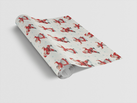 Tai Chi Claus - London Penny Gift Wrap