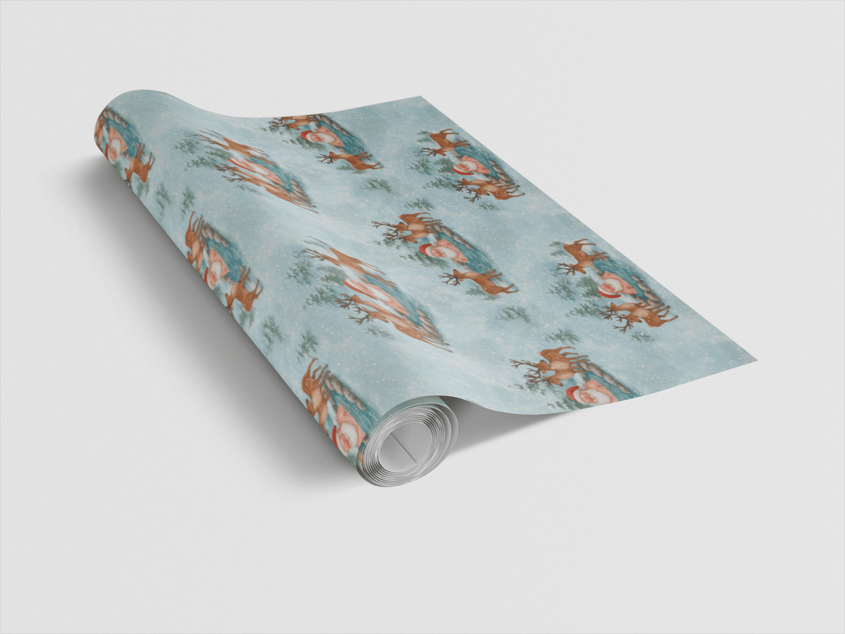 Santa’s Spa Day - London Penny Gift Wrap