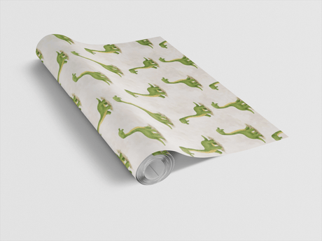 Jurassic Graze - London Penny Gift Wrap
