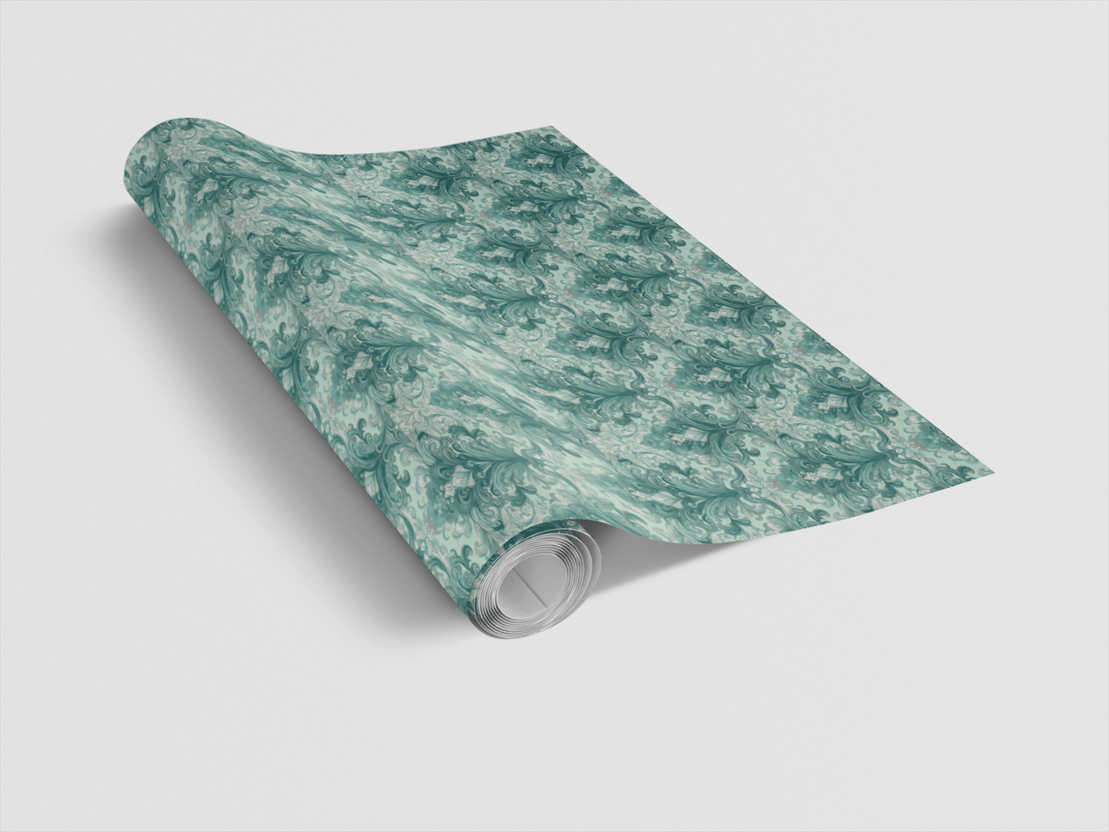 Pastel Baroque: Seafoam - London Penny Gift Wrap