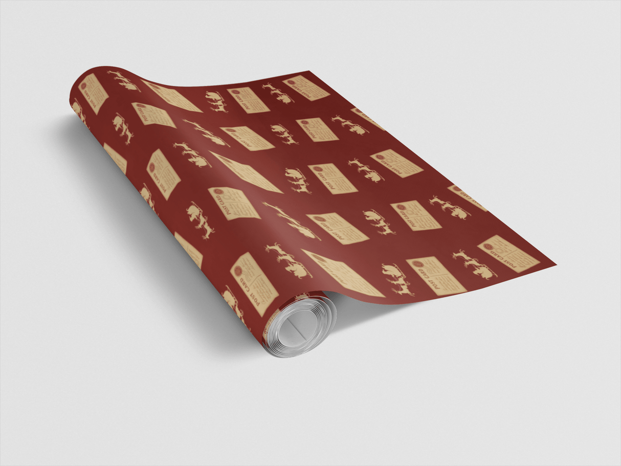 Holiday Postcard - London Penny Gift Wrap