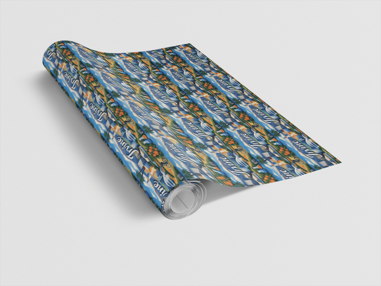 Irvine Tech Coast Twilight II - London Penny Gift Wrap