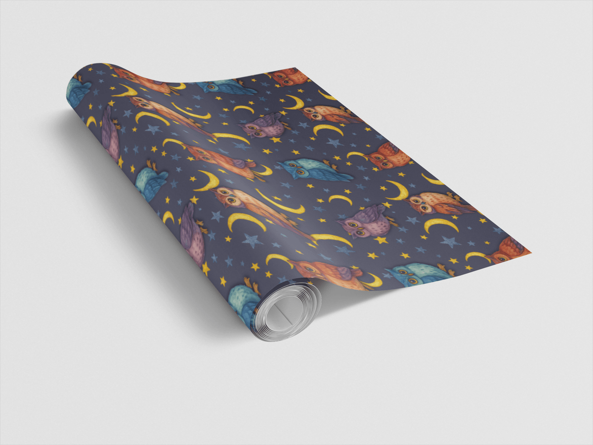 Twilight Feathers - London Penny Gift Wrap