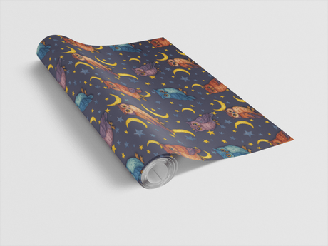 Twilight Feathers - London Penny Gift Wrap