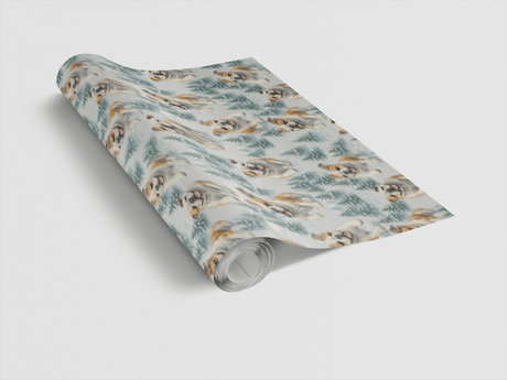 Winter Woof Trail - London Penny Gift Wrap