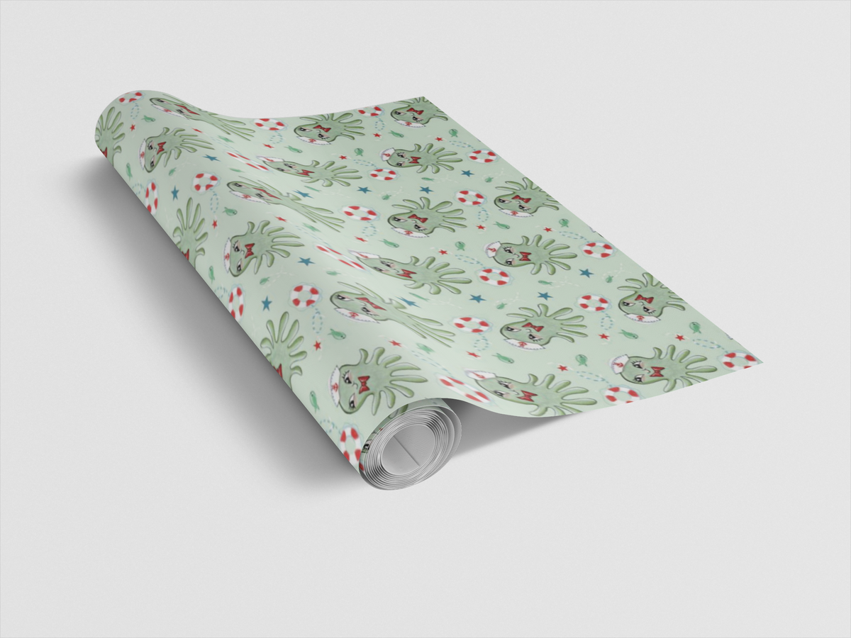 AHOY Wrapping Paper | Michelle Gilsey | Artist Corner