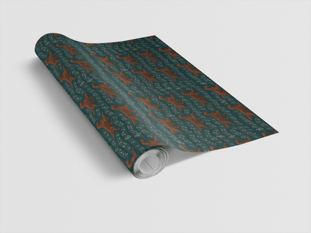 Irish Setter Symphony - London Penny Gift Wrap