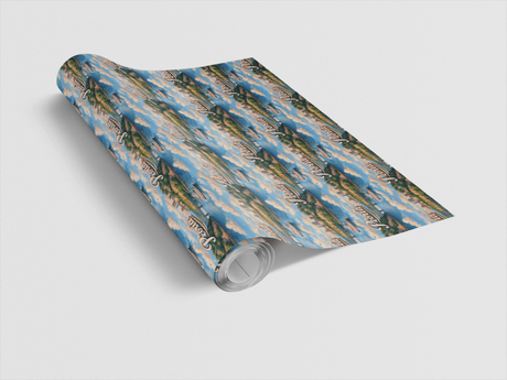 Peoria River City Glow - London Penny Gift Wrap