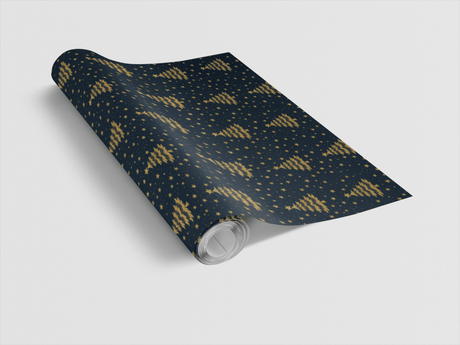 Gold Spruce Forest - London Penny Gift Wrap