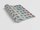 Sharky Christmas Splash - London Penny Gift Wrap