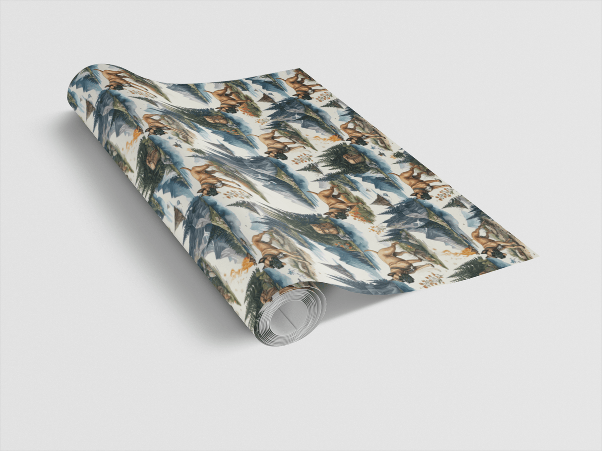 Mountain Adventure (Cane Corso) Wrapping Paper - London Penny Gift Wrap