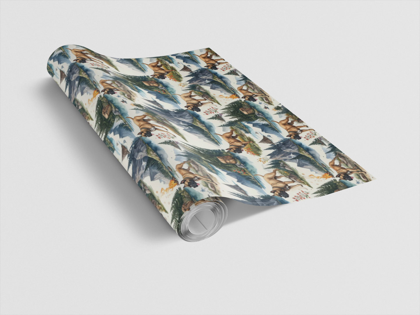 Mountain Adventure (Cane Corso) Wrapping Paper