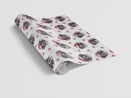 Santa Bernard - London Penny Gift Wrap