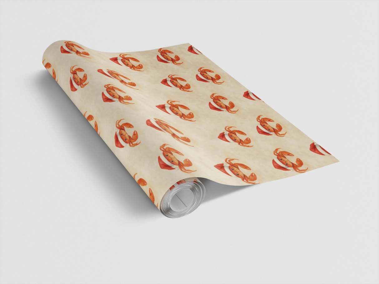Merry Crabby Christmas - London Penny Gift Wrap