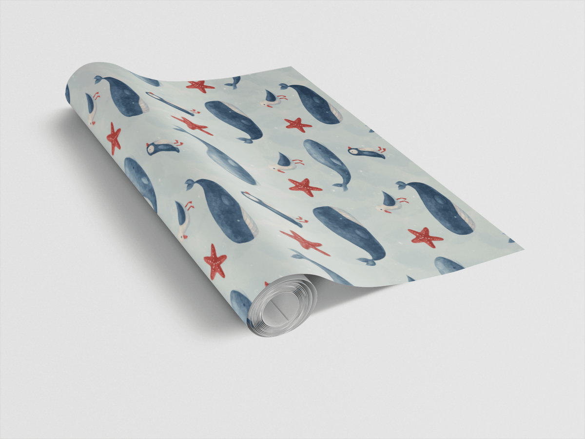 Seas & Shores - London Penny Gift Wrap
