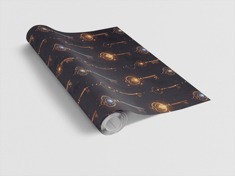 Arcane Key Questline Glossy Wrapping Paper - London Penny Gift Wrap