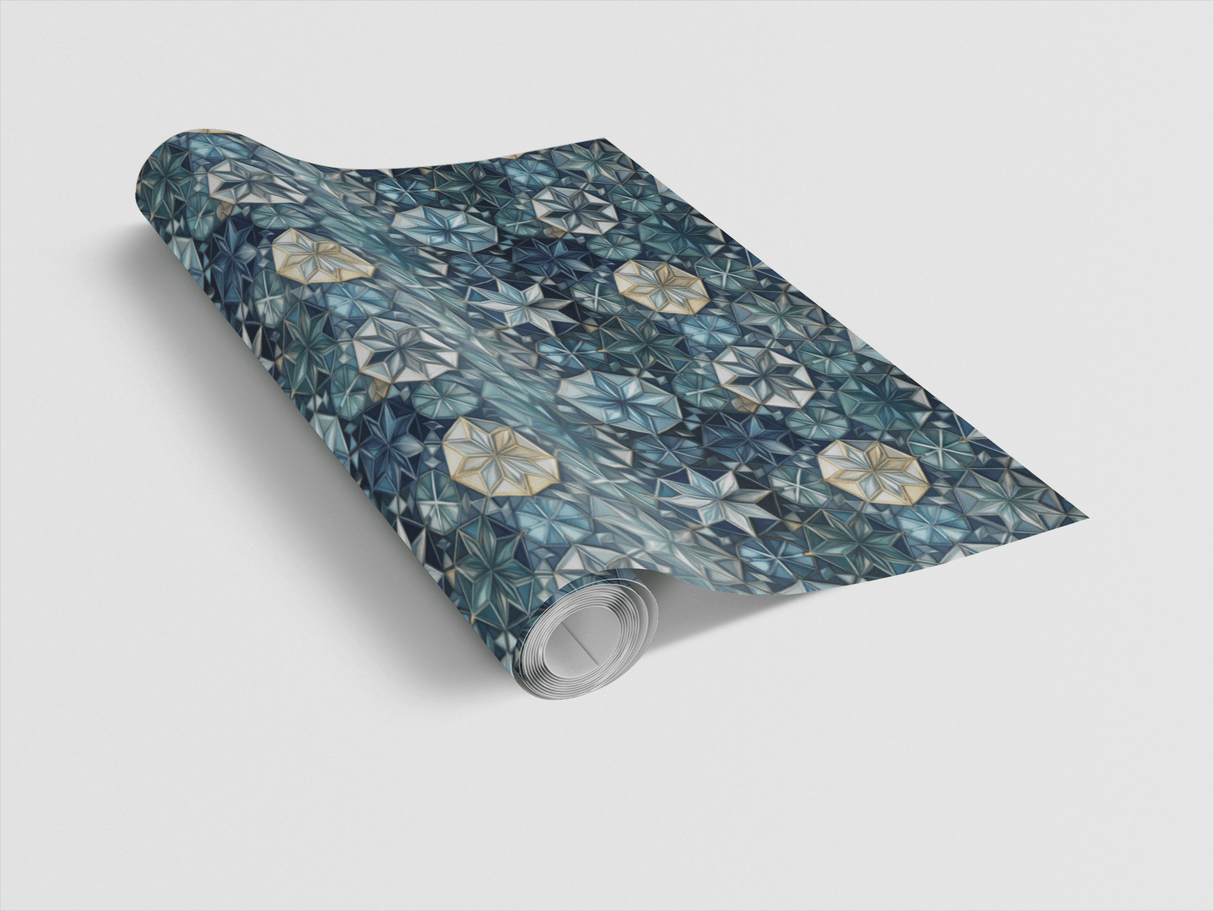 Interlaced Stars - London Penny Gift Wrap