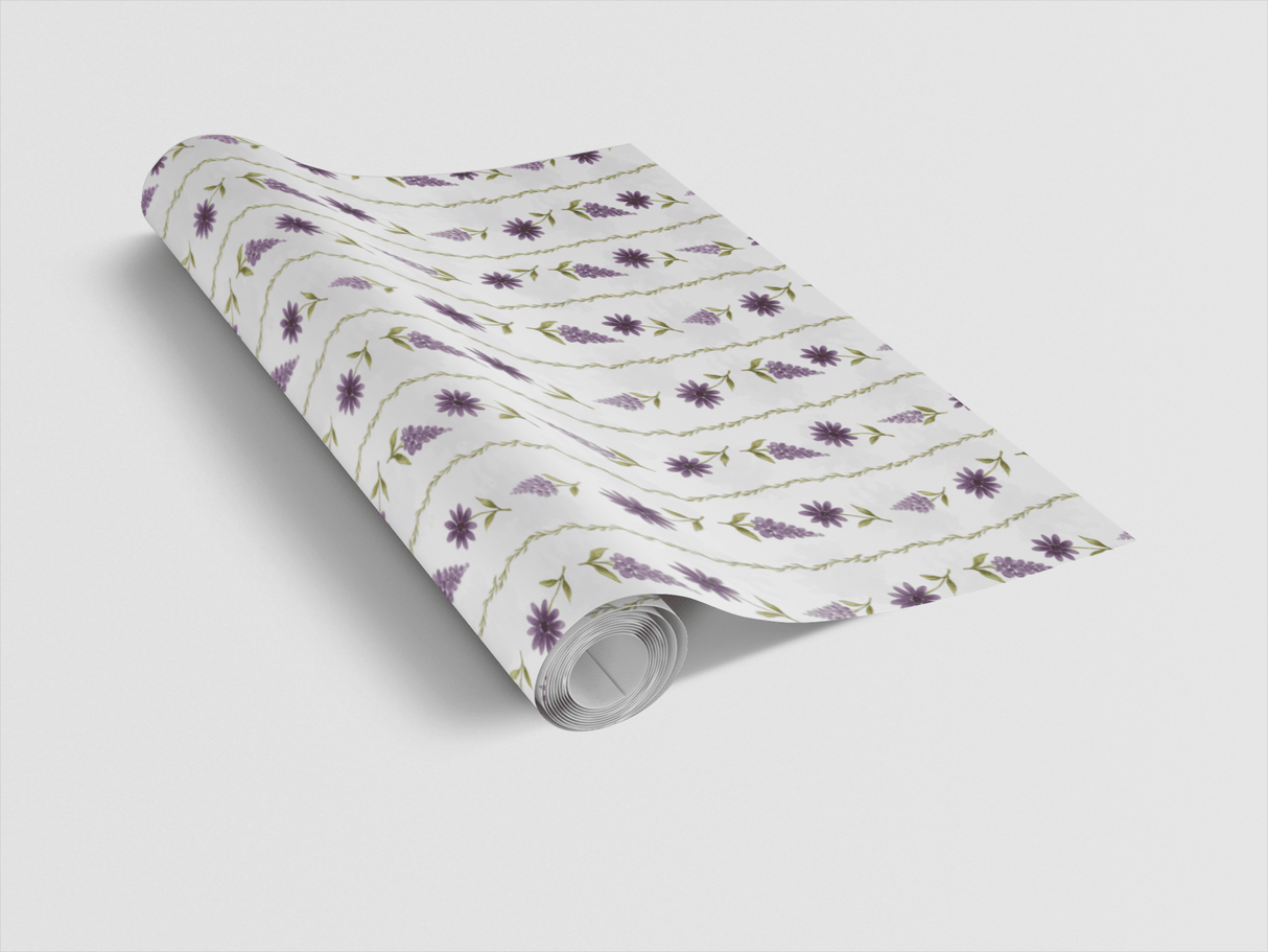 Wild Lavender Lane - London Penny Gift Wrap