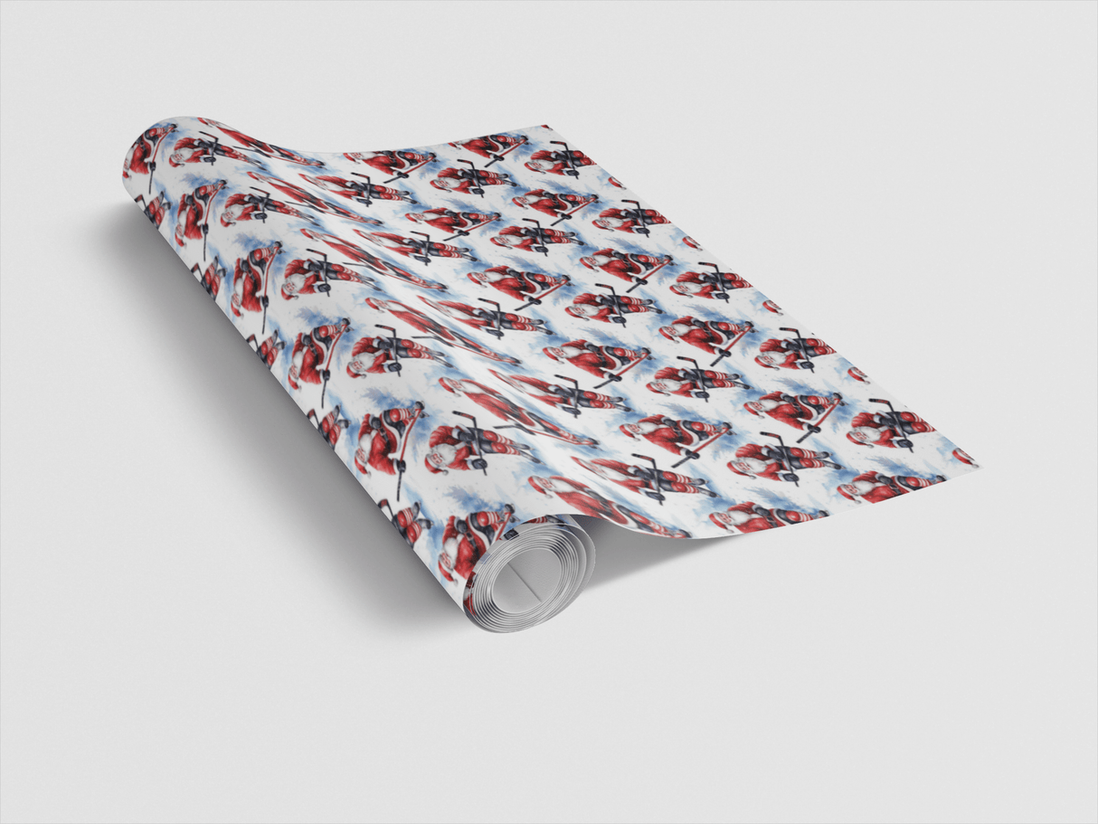 Slapshot Santa - London Penny Gift Wrap