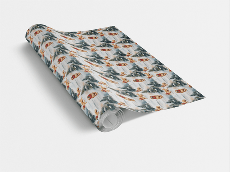 Golden Flurries - London Penny Gift Wrap