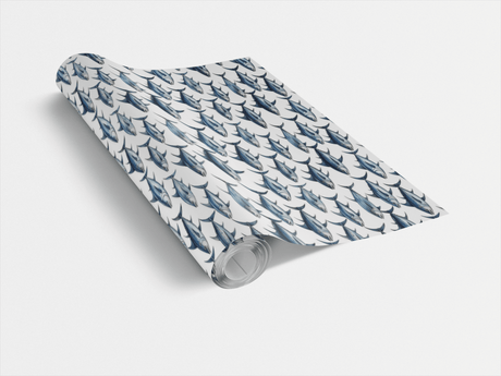 Let's Go Fishing - London Penny Gift Wrap