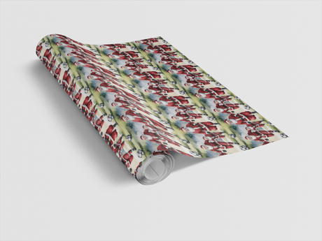 Santa Strikes Again! - London Penny Gift Wrap
