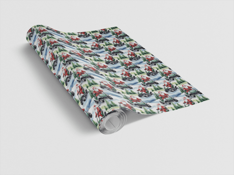 Snow on the Fairway - London Penny Gift Wrap