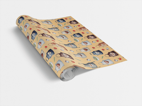 Mom's Apron - Peach - London Penny Gift Wrap