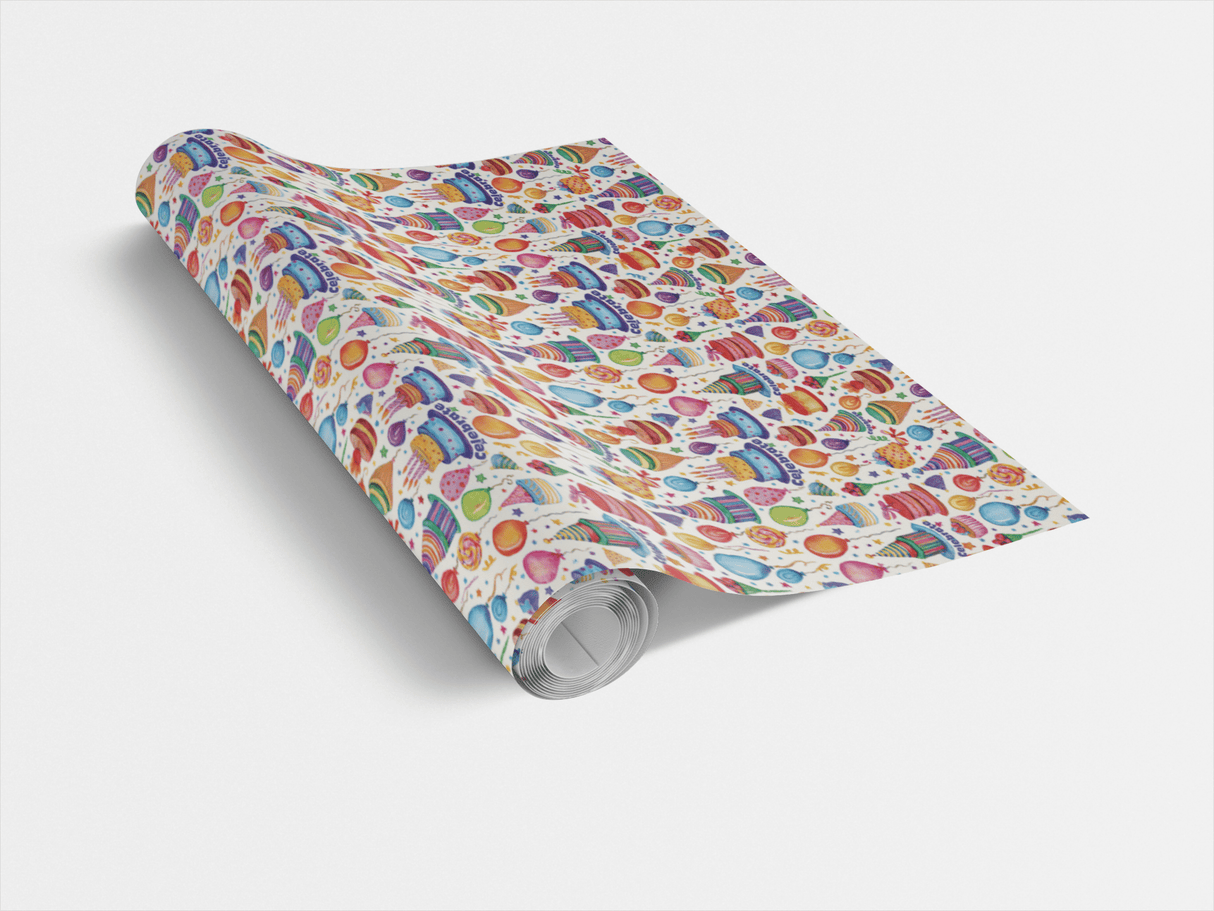 Cakes, Gifts & Birthday Wishes - London Penny Gift Wrap