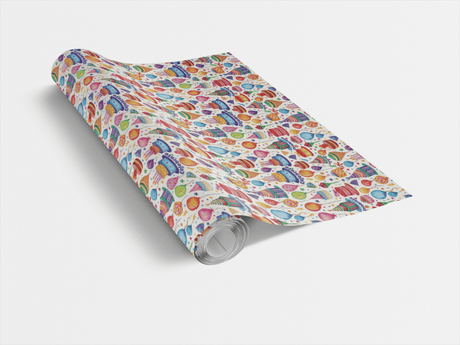 Cakes, Gifts & Birthday Wishes - London Penny Gift Wrap