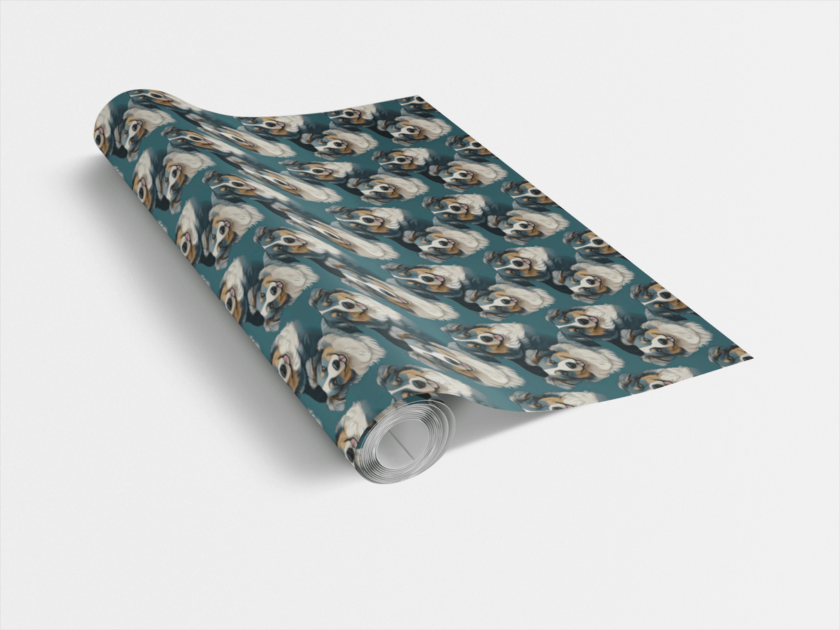 Australian Shepherd Your Heart - London Penny Gift Wrap