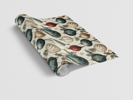 LIMITED TIME | Glass Ornament Archives Wrapping Paper - London Penny Gift Wrap