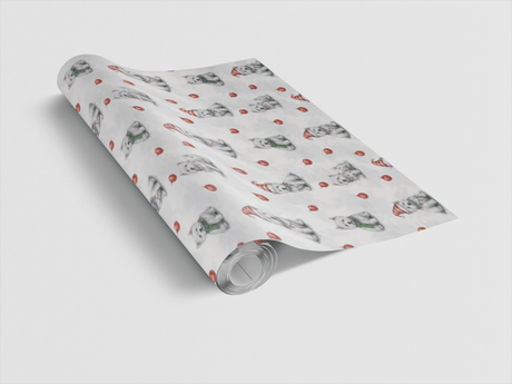 Merry Little Westie - London Penny Gift Wrap