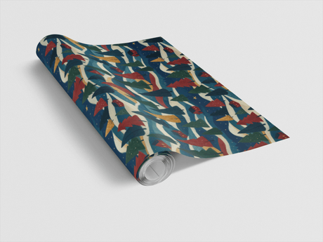 Abstract Winter Landscape - London Penny Gift Wrap