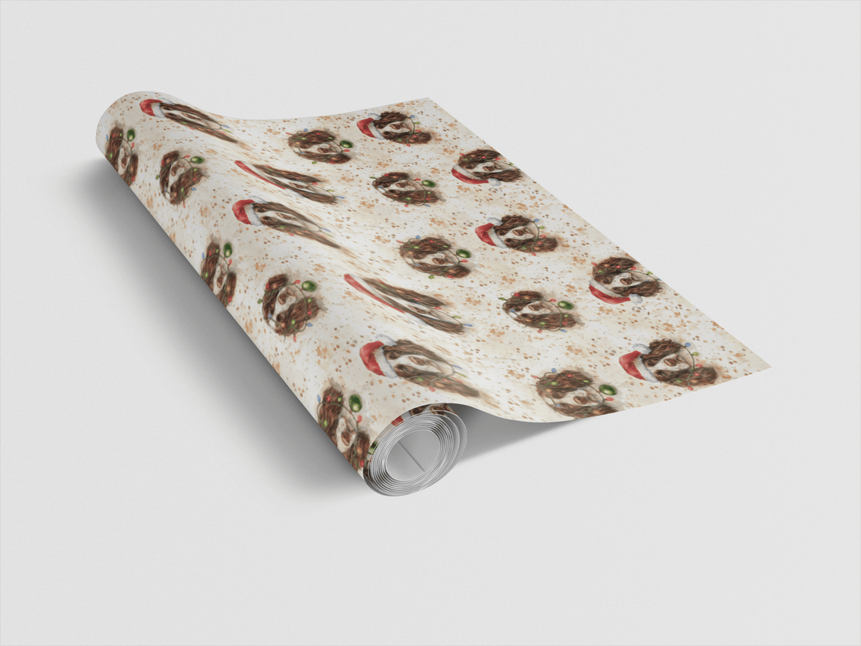 Holly Jolly Springer - London Penny Gift Wrap