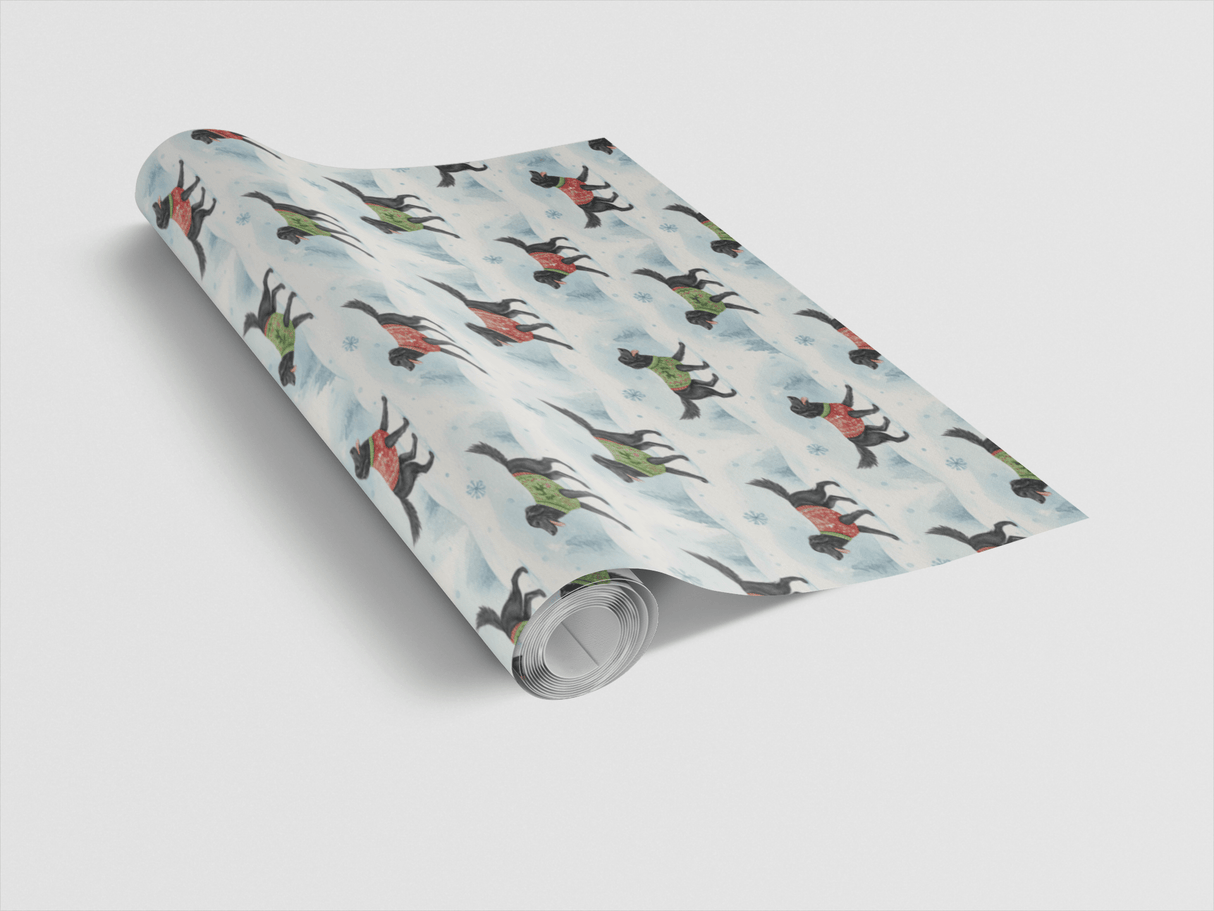 Snowy Walk with London - London Penny Gift Wrap