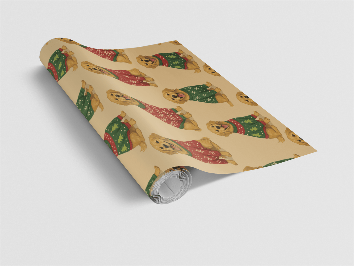 Golden Sweater Party - London Penny Gift Wrap